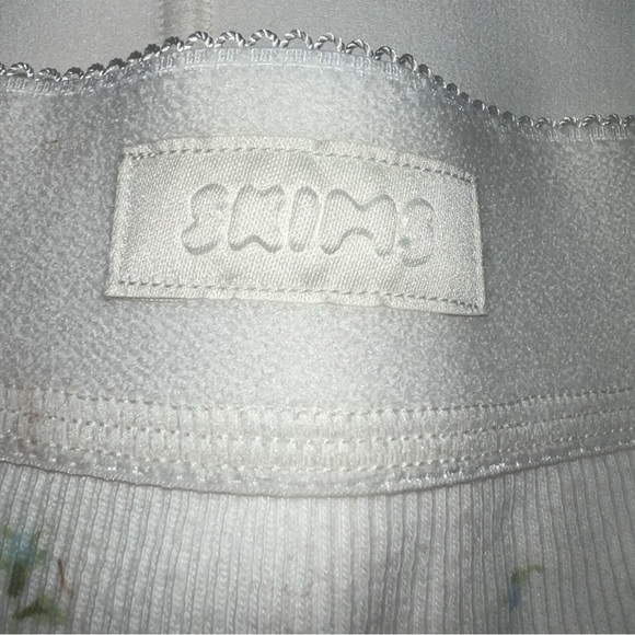 SKIMS Women’s Cotton Rib Boxer | Color: Blue Rosebud | NEW/NWOT!!🩵🩵🩵🌹🌹🌹 - Picture 8 of 9